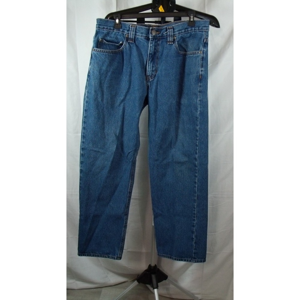 Schmidt‎ Jeans Mens 34x29 Blue Denim Workwear 109% Cotton